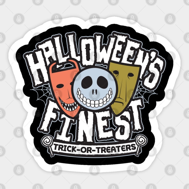 Halloween's Finest Sticker by asmallshopandadream